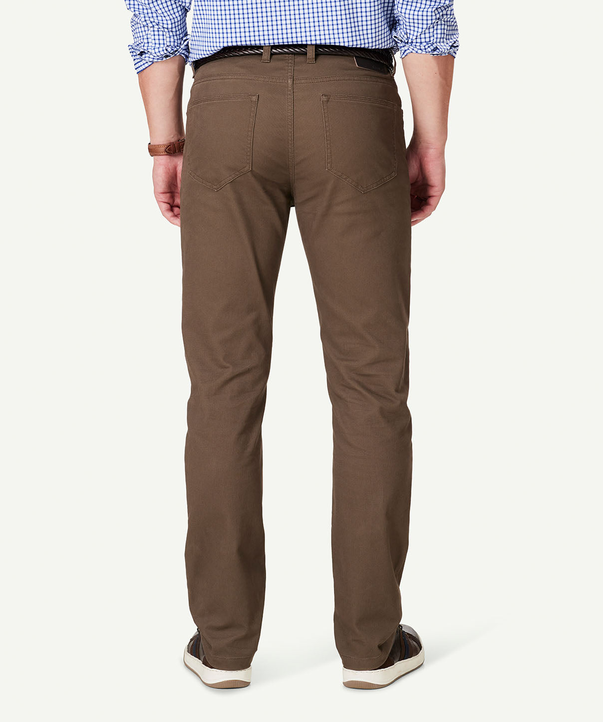 Stretch Bedford Cord Pants - Bison - Casual Pants - Gazman