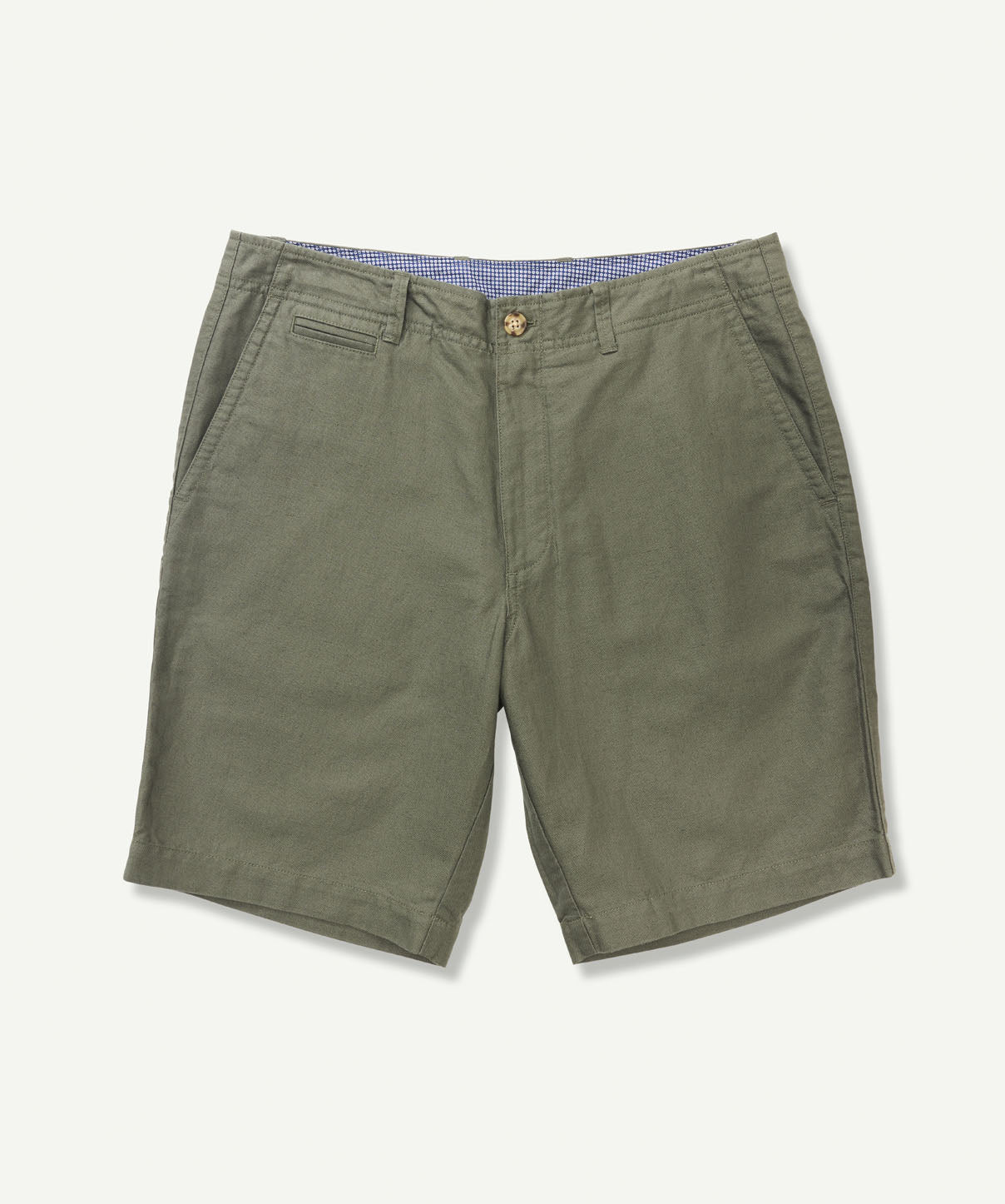Linen Blend Shorts - Navy - Shorts - GAZMAN