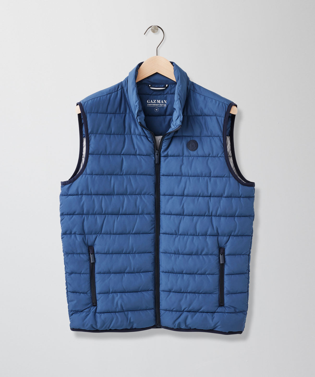 Lightweight Puffer Vest - Dark Denim - Vests - GAZMAN