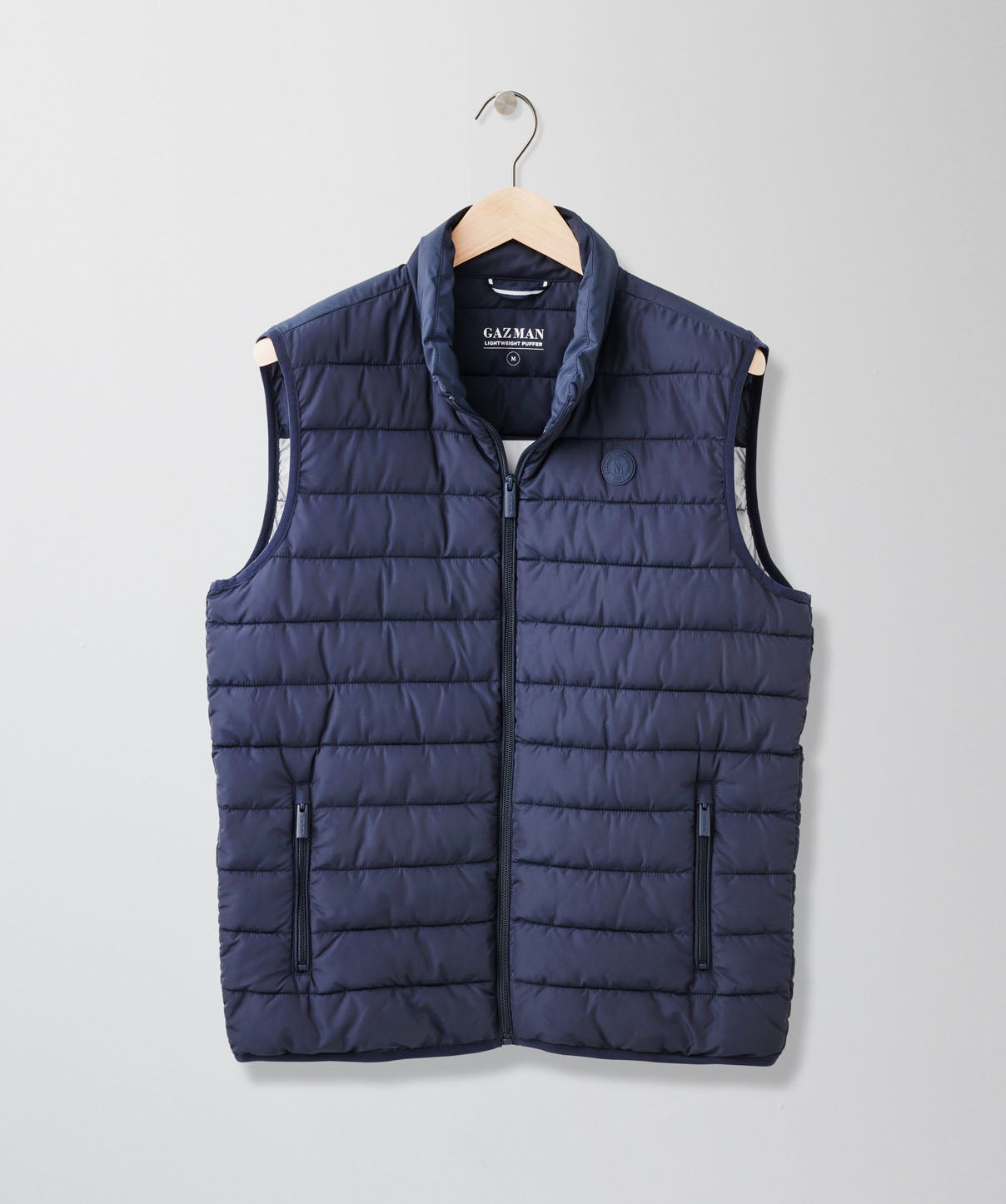 Lightweight Puffer Vest - Navy - Vests - GAZMAN