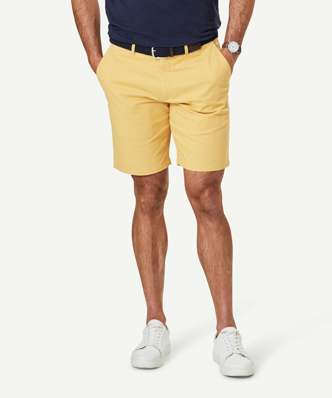 Comfort Twill Shorts - Stone - Shorts - GAZMAN