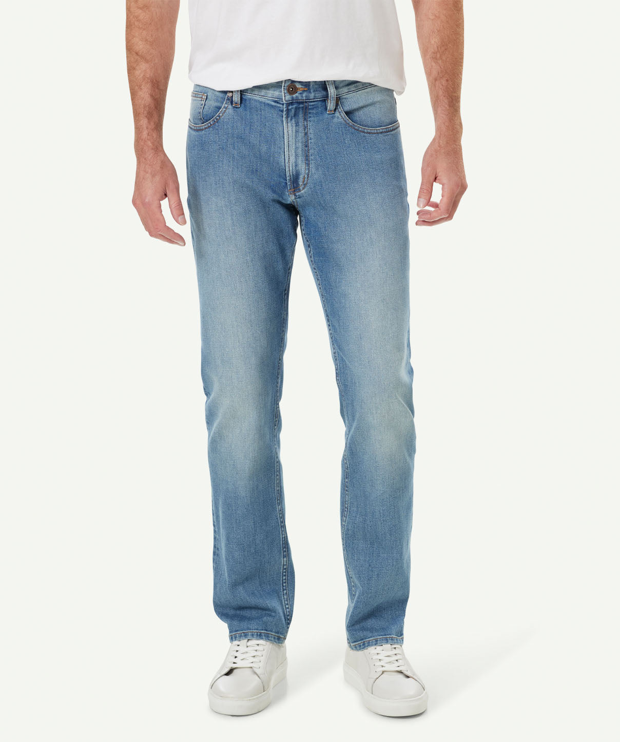 Selwyn Straight Fit Jean - Washed Indigo - Jeans - GAZMAN
