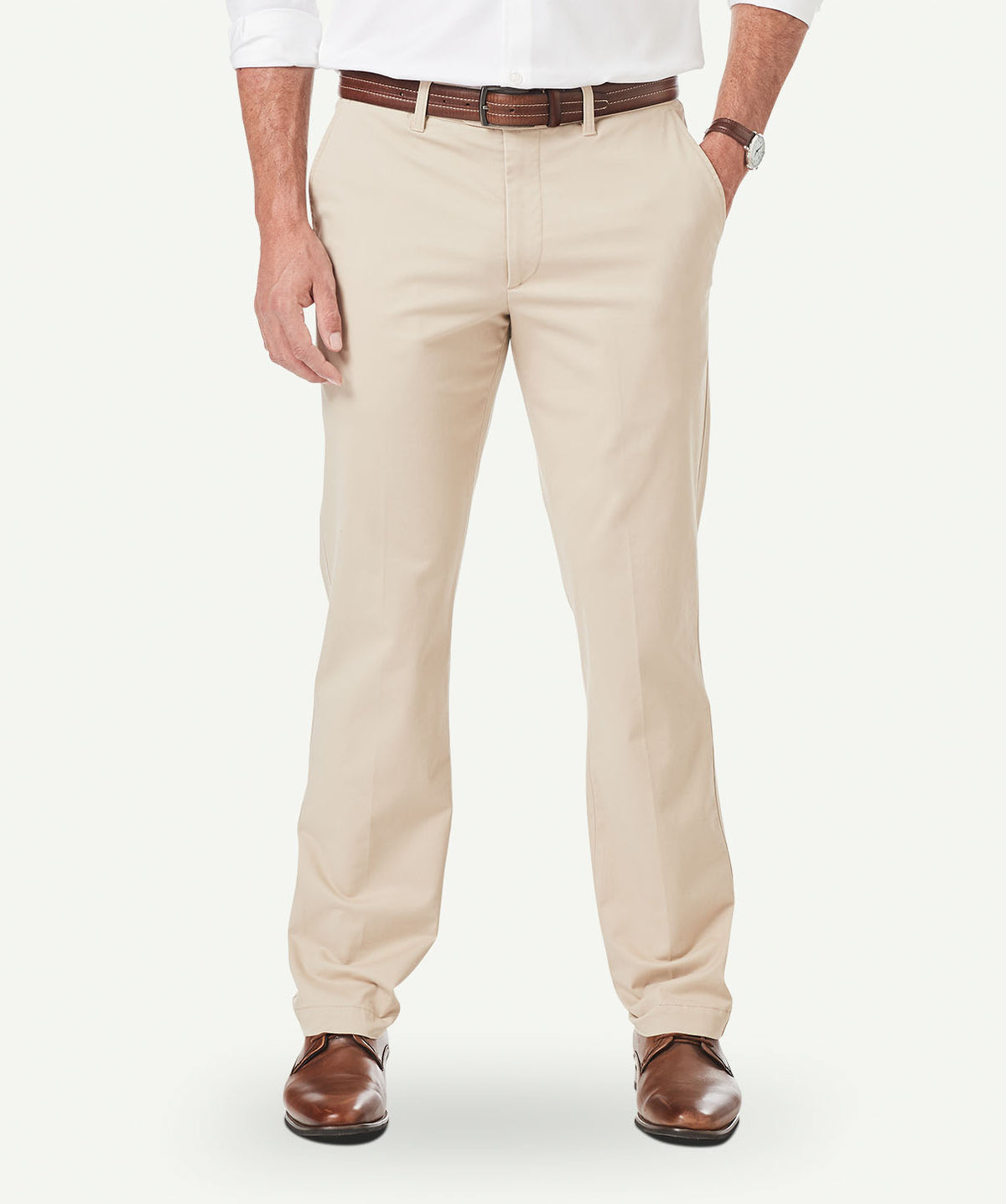 Gazman Comfort Stretch Chino Pant Walnut