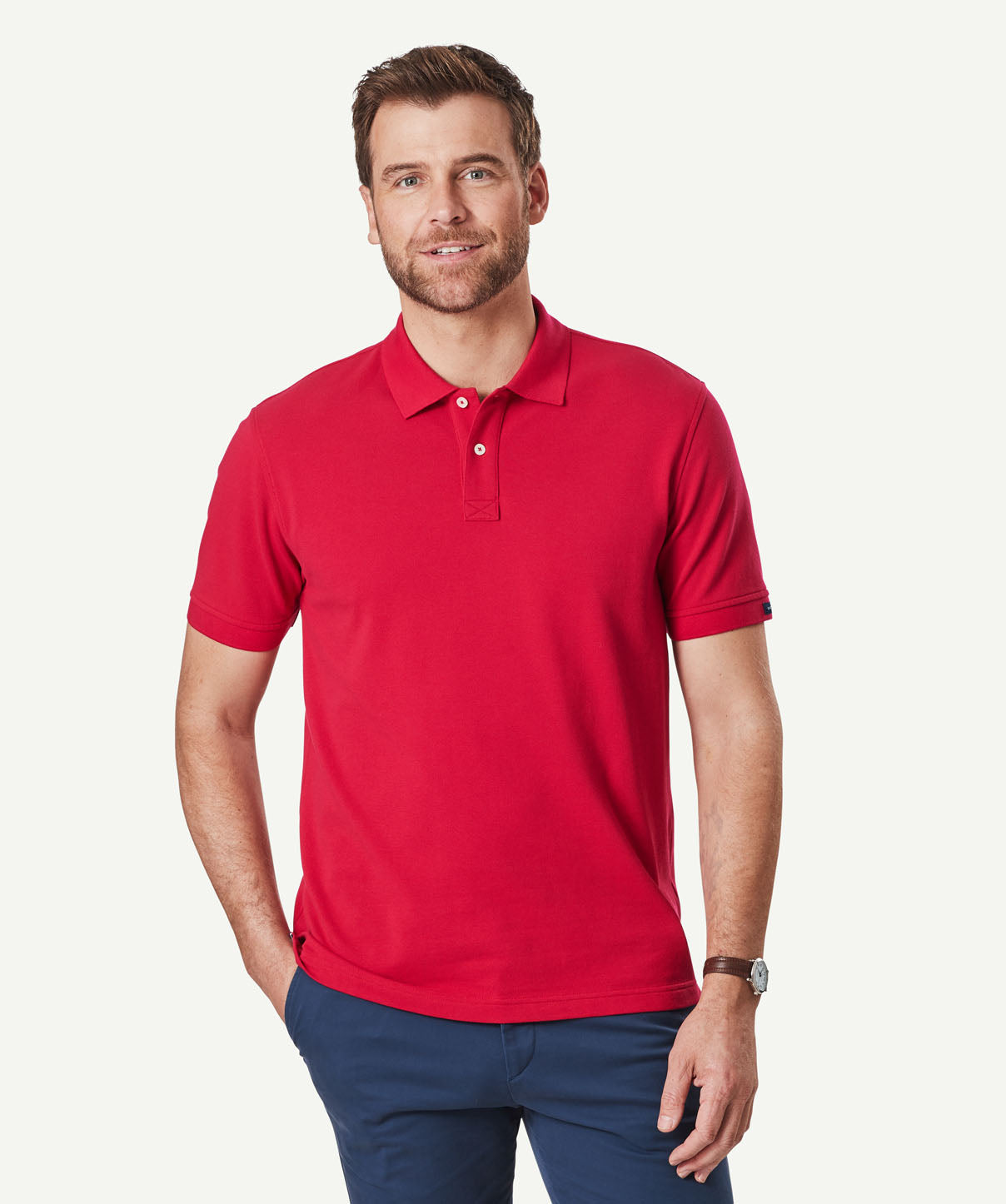 Classic Pique Polo - Magenta - Polos - GAZMAN