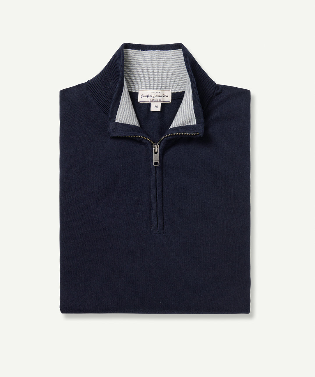 High Flex Half Zip Knit - Navy - Knitwear - GAZMAN