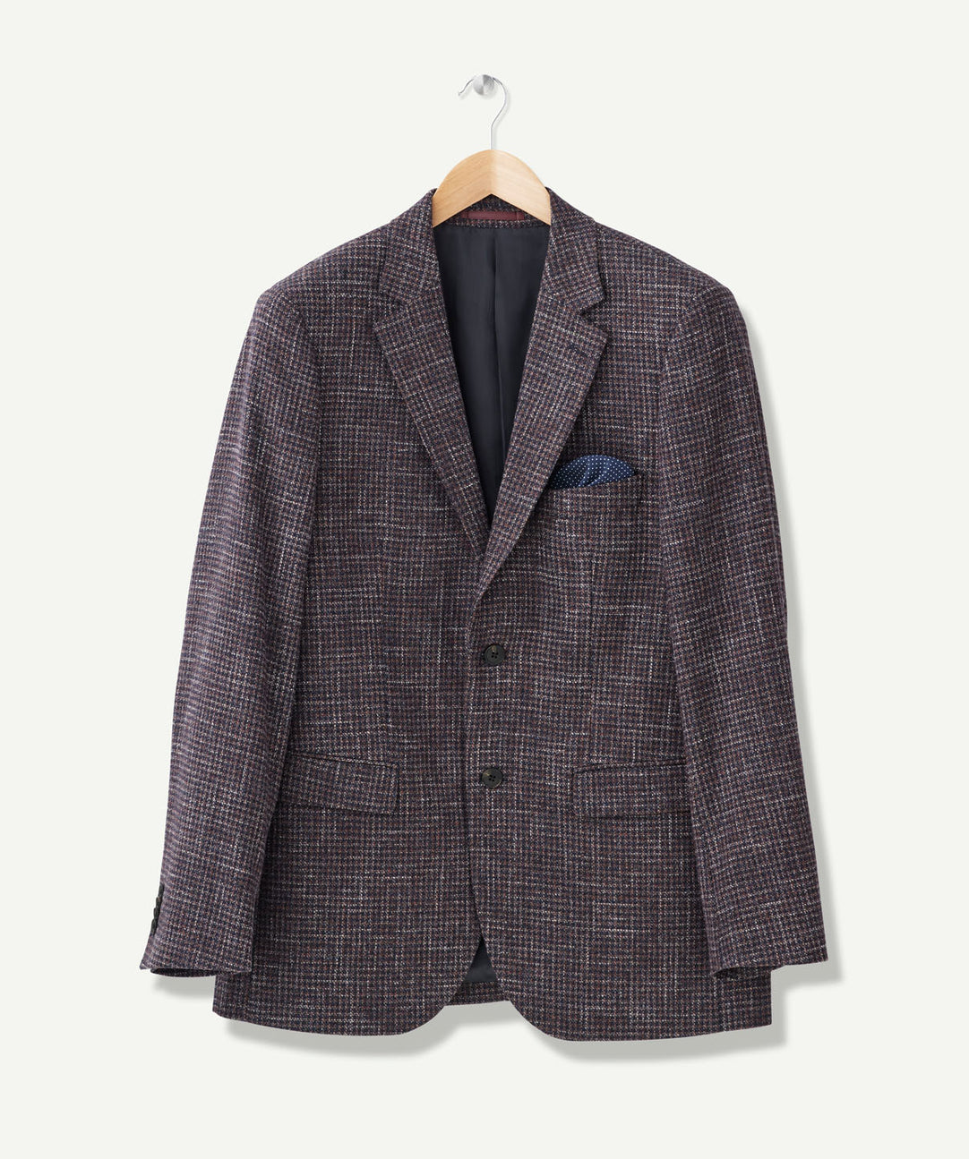 Performance Check Sports Jacket - Taupe
