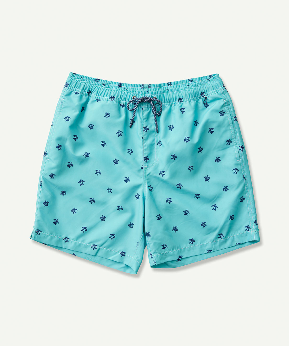 Turtle Swim Shorts - Aqua - Beach Shorts - GAZMAN