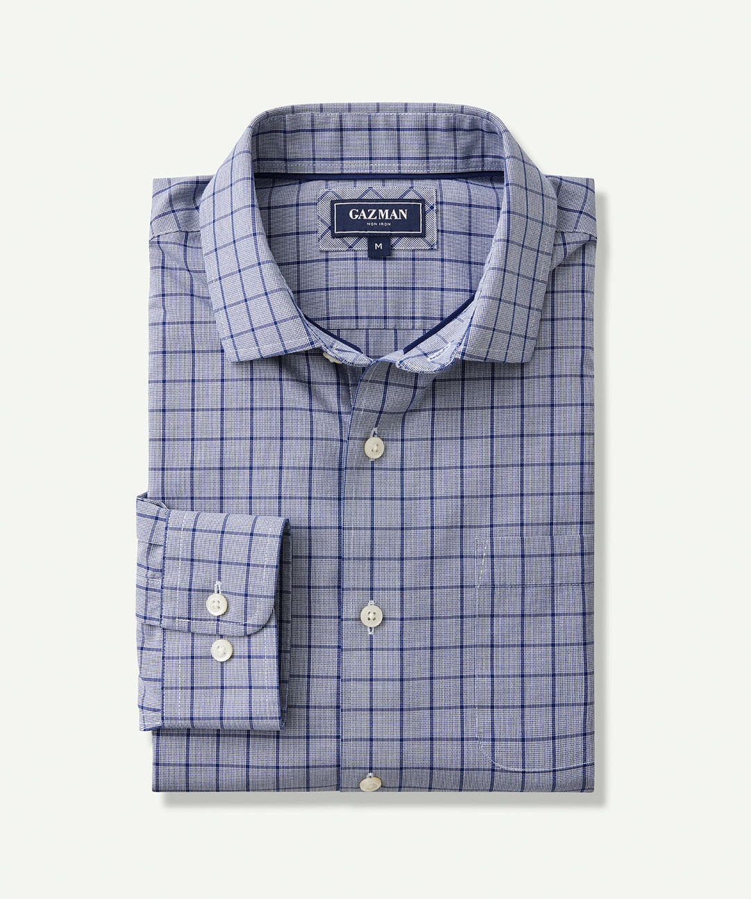 Non-Iron White Pique Tailored Short Sleeve Shirt – Chest Pocket