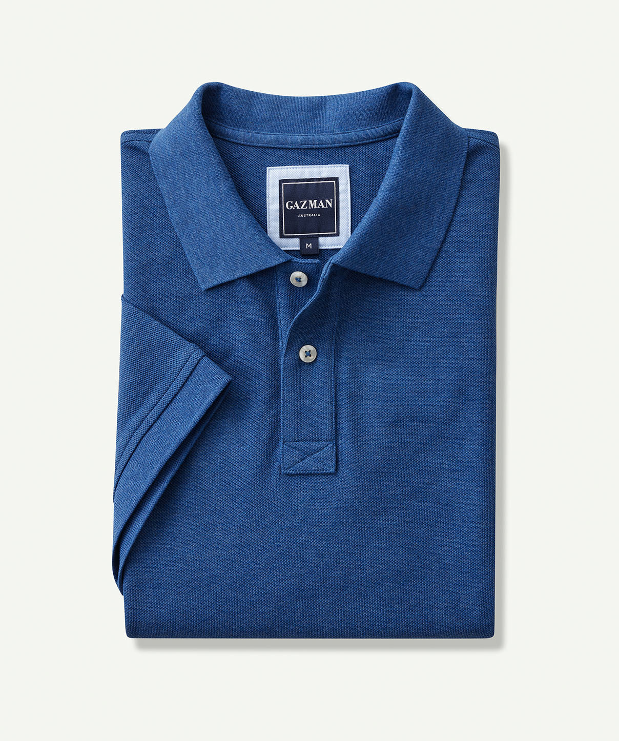 Classic Pique Polo - Deep Blue - Polos - GAZMAN