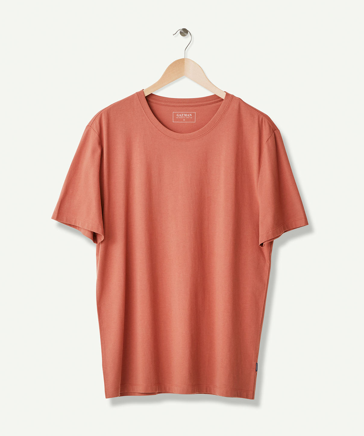 Basic Crew T-shirt - Terracotta - T-Shirts - GAZMAN