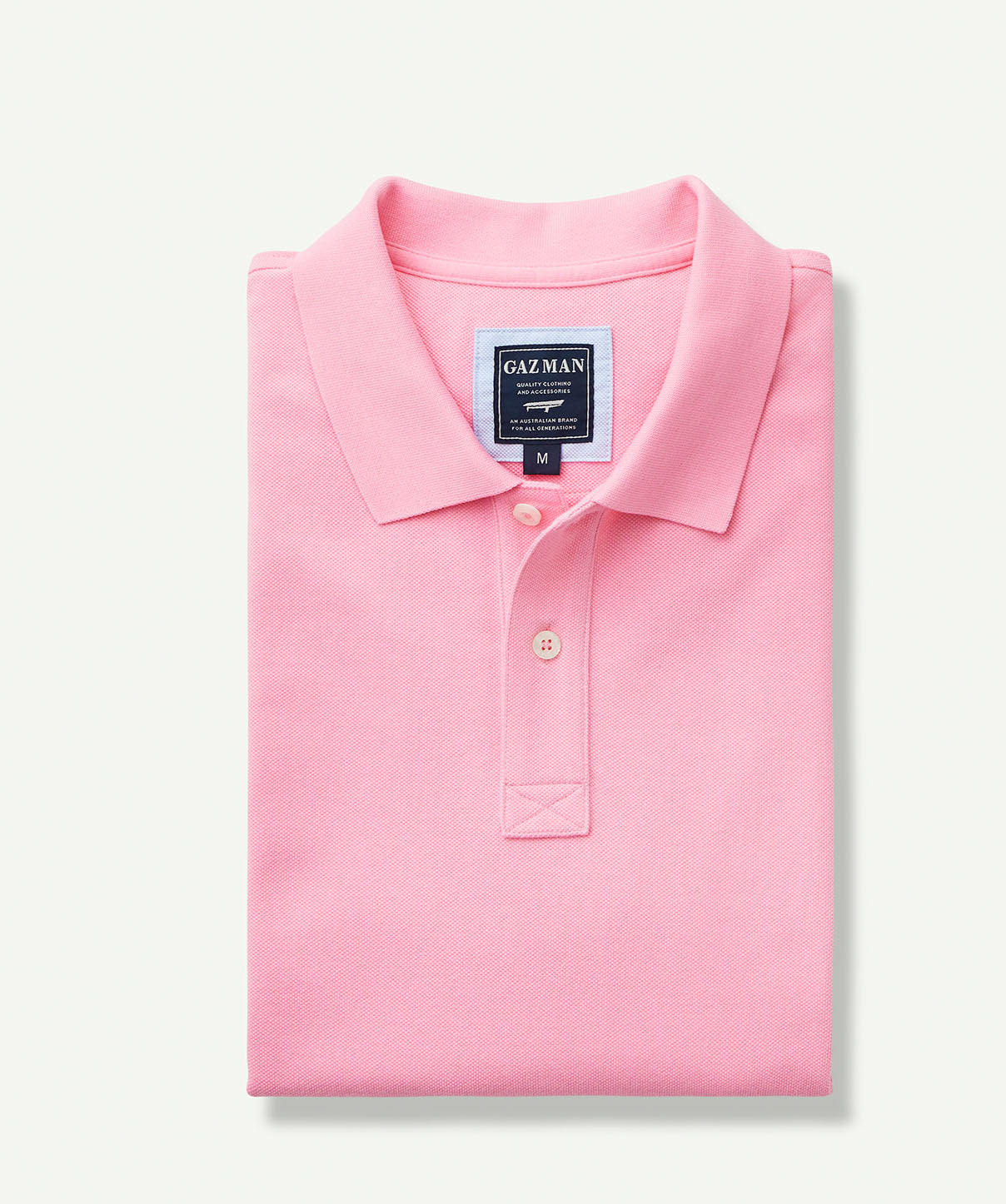 Classic Pique Polo - Pink - Polos - GAZMAN