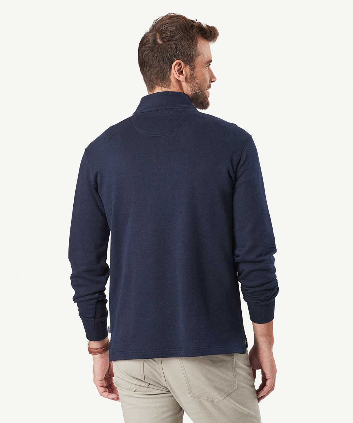 Half Zip Sweat - Navy - Sweats - GAZMAN