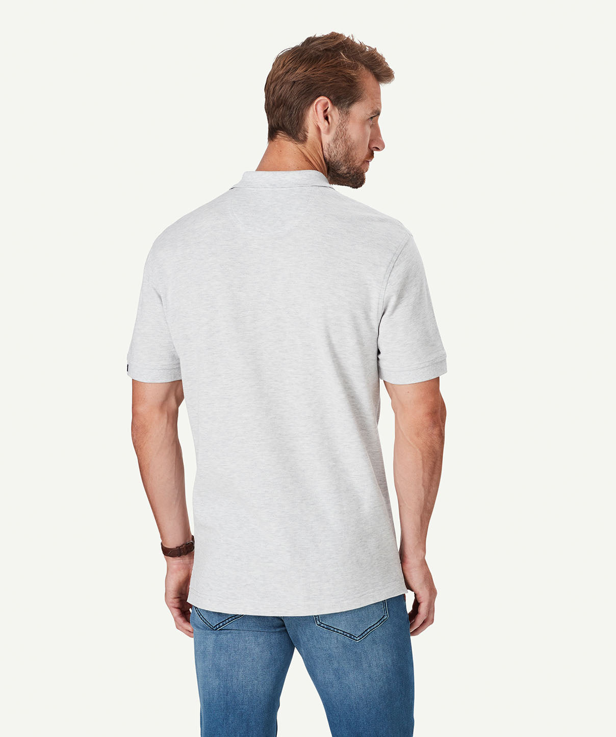 Classic Pique Polo - Grey Marle - Polos - GAZMAN