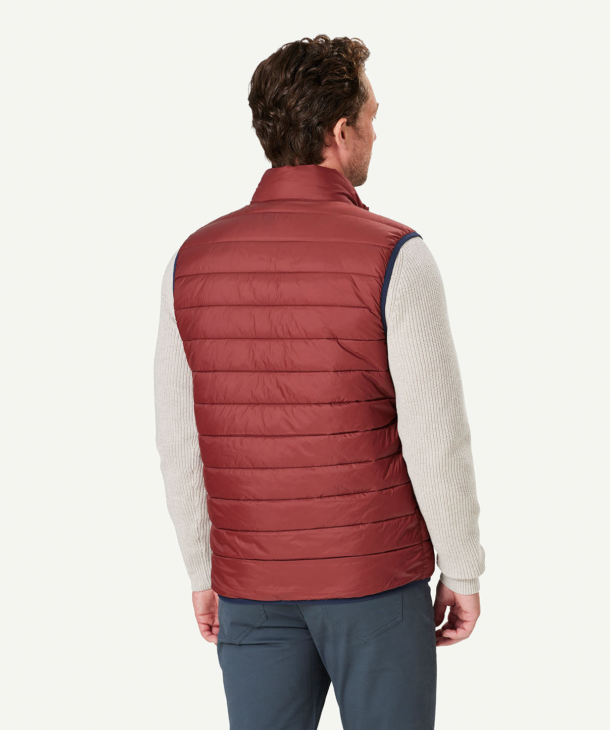 Lightweight Puffer Vest - Brick - Vests - GAZMAN