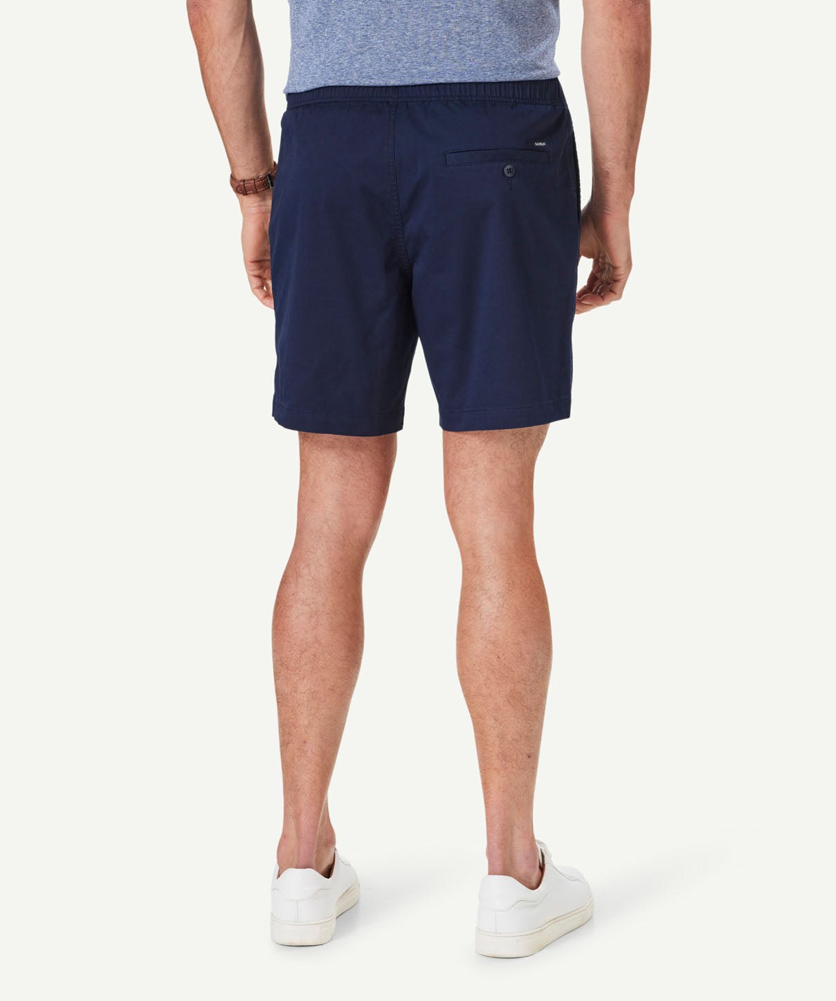 Throw on Short - Navy - Shorts - GAZMAN