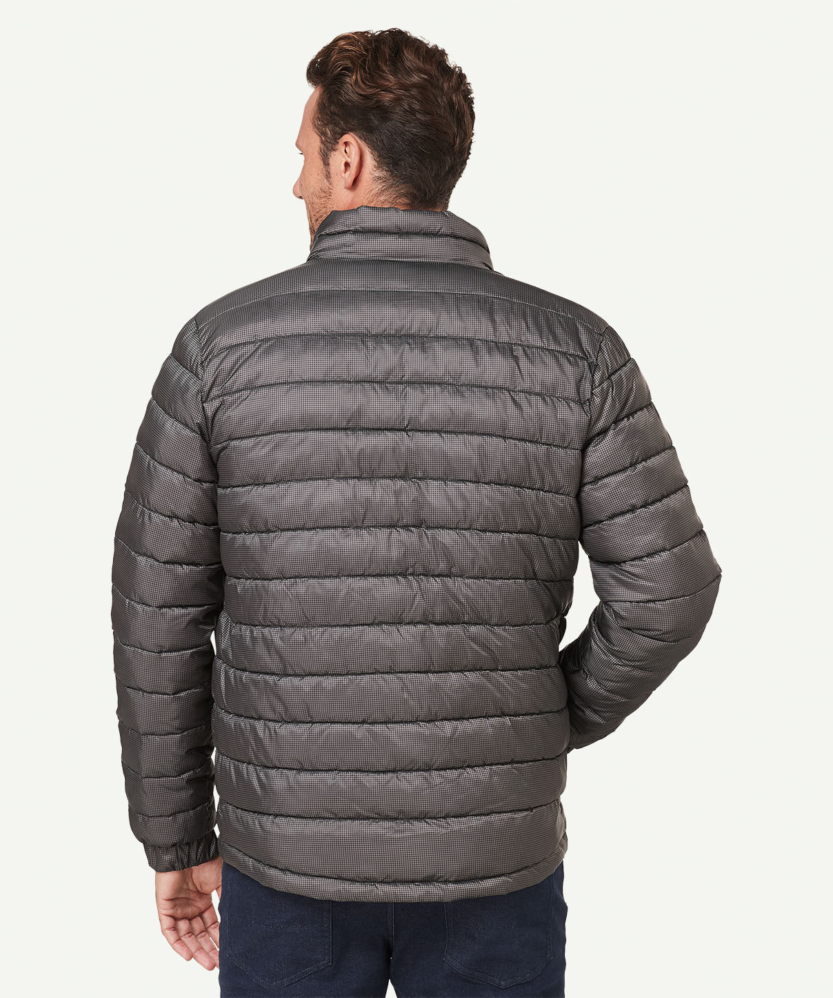 Lightweight Puffer Jacket - Grey Mix - Casual Jackets - GAZMAN