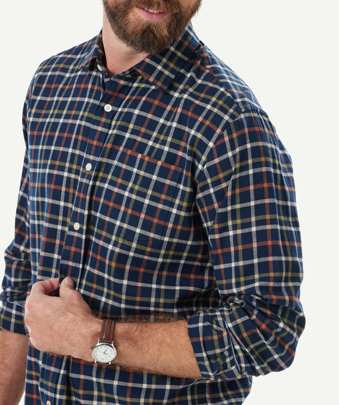 Brushed Twill Check Shirt