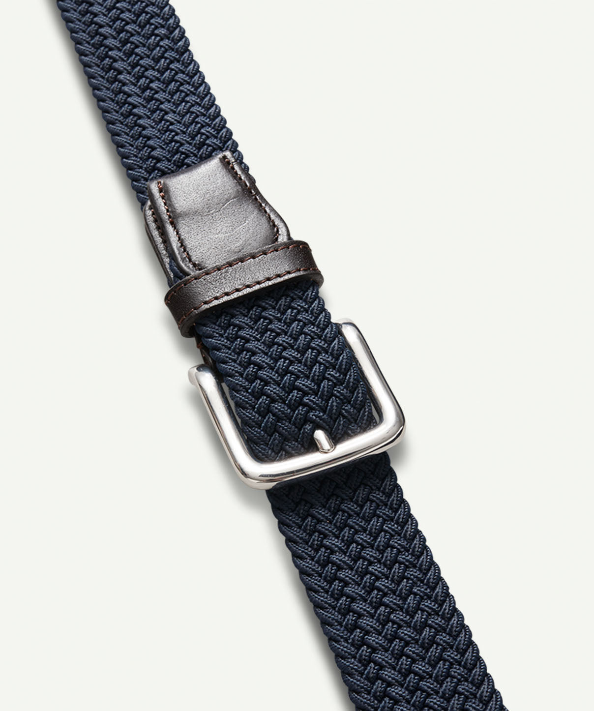 Plait Stretch Belt - Navy - Belts - GAZMAN